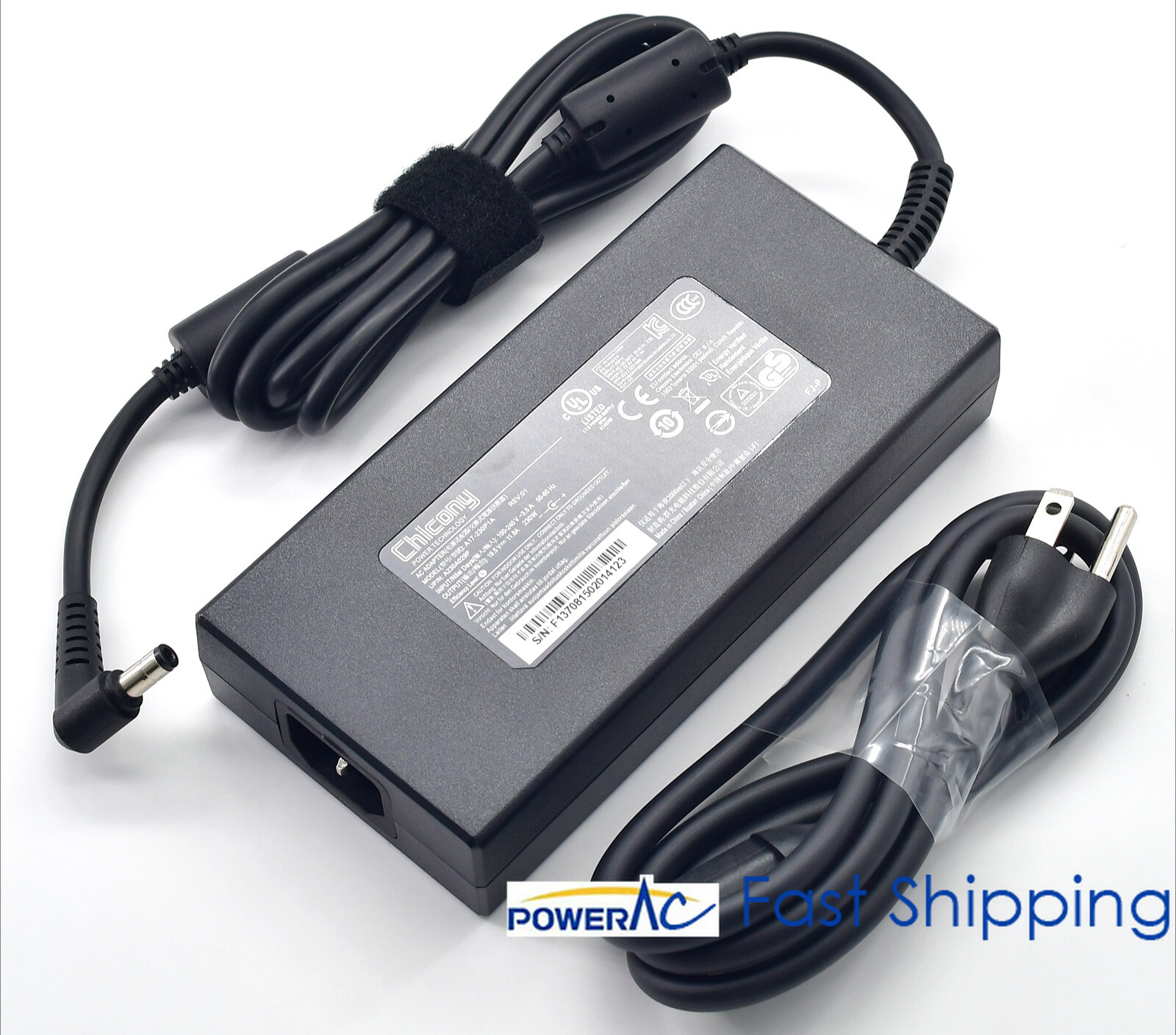 Genuine 11.8A 230W MSI GS76 Stealth 11UG-653 Charger Power Supply 5.5*2.5mm