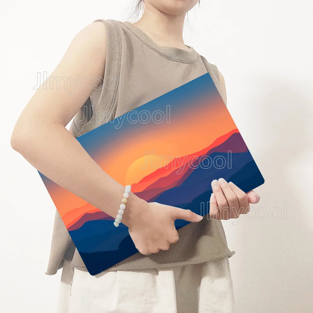 2X Sunrise Sunset Sea of Clouds Sun Rise Up Laptop Decal Universal Netbook Skin