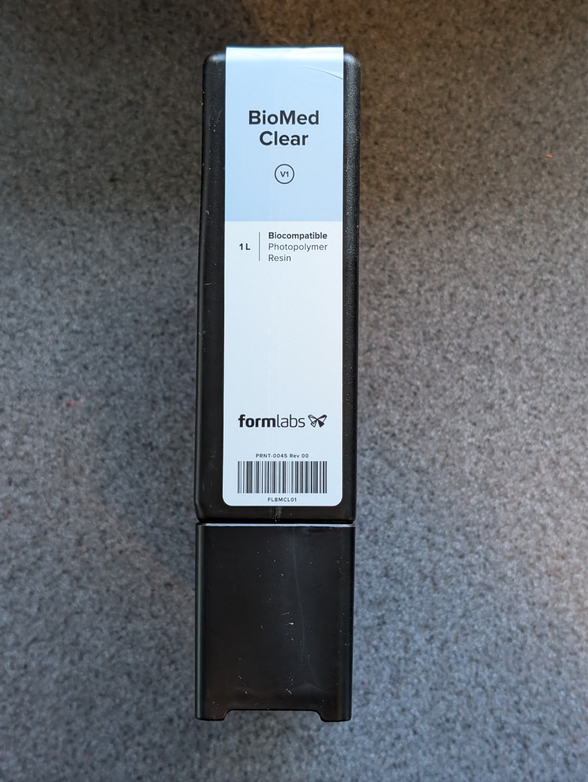 Formlabs Biocompatible Photopolymer Resin Biomed Clear 1L Form 3 BRAND NEW