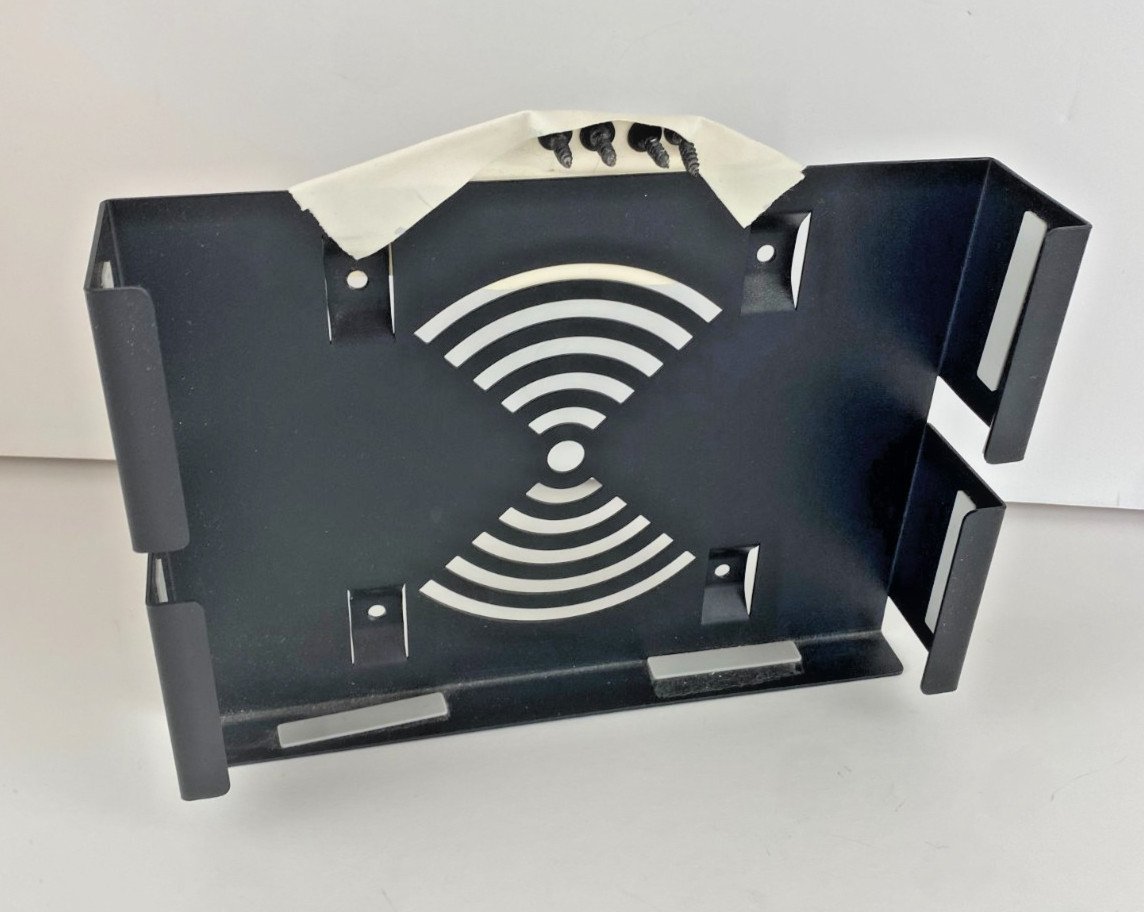 Under-Desk Mount for Mac Mini, Black Metal Holder