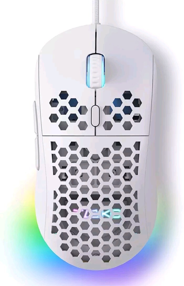 TMKB Falcon M1SE Ultralight Honeycomb Gaming Mouse, High-Precision 12800DPI Opti