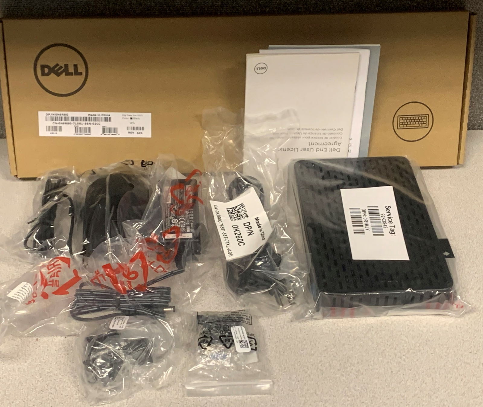 DELL WYSE 0R1KJY 3030 CLOUD CLIENT WITH ACCESSORIES NEW G1