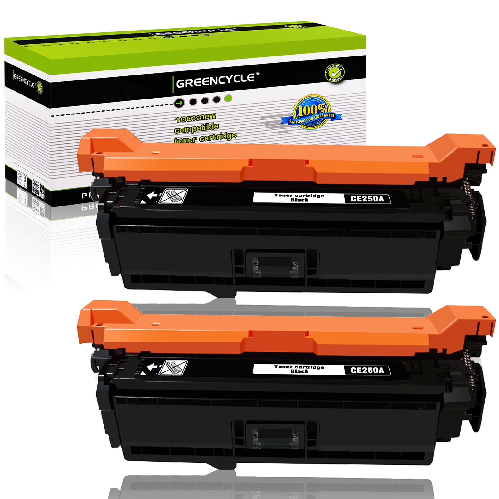 2PK BK Toner Fts for HP CE400A 507A LaserJet 500 M570dn M551dn MFP M575f Printer