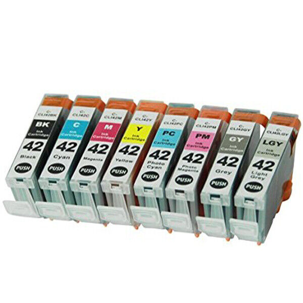 Premium Ink Cartridges with chip use for Canon 42 CLI-42 Pixma Pro-100 Pro100