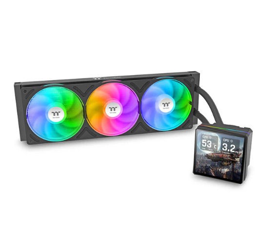 Thermaltake TH360 V3 ULTRA ARGB All-In-One Water Cooler, CL-W474-PL12SW-A -Black