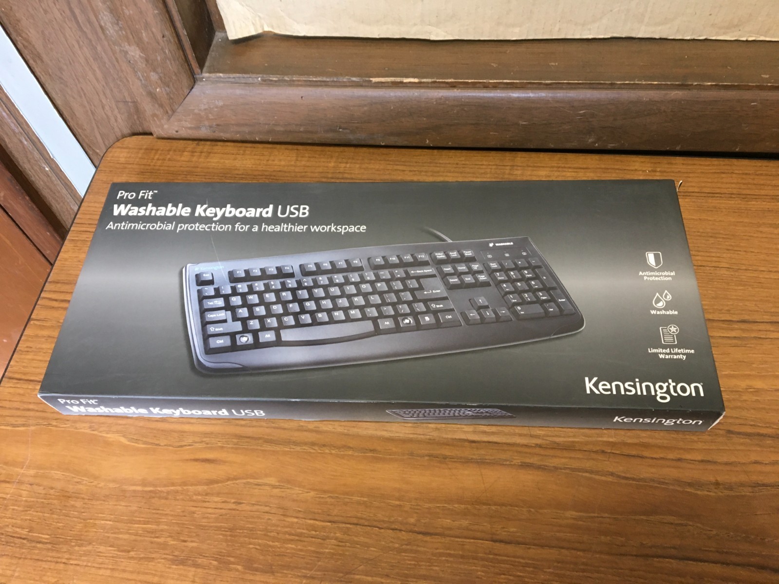 Kensington K64407US Wired Pro Fit USB Washable Keyboard