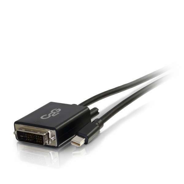 3ft Mini DisplayPort™ Male to Single Link DVI-D Male Adapter Cable - Black