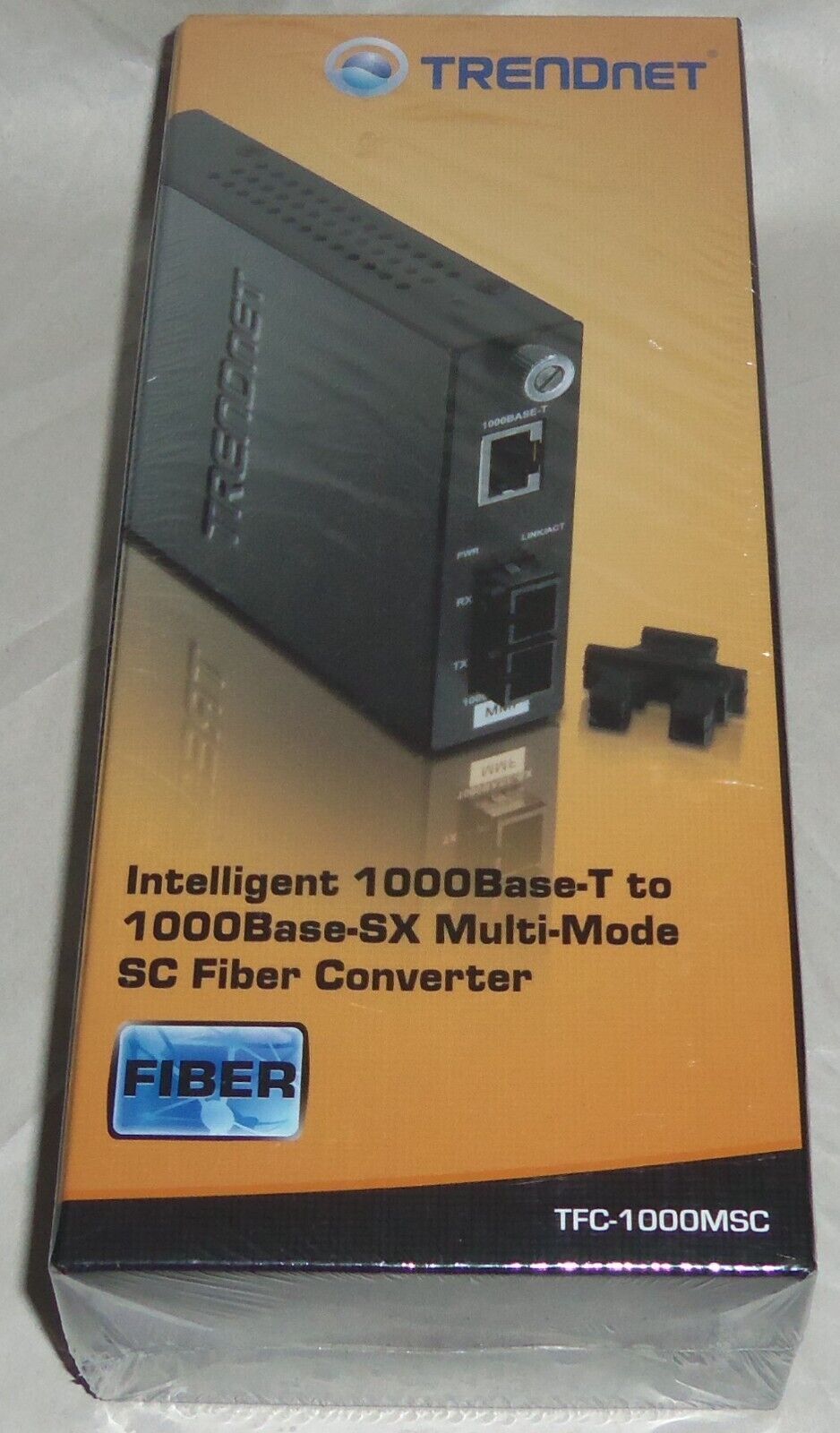 TRENDnet Intelligent 1000Base-T to 1000Base-SX MM SC Fiber Converter TFC-1000MSC