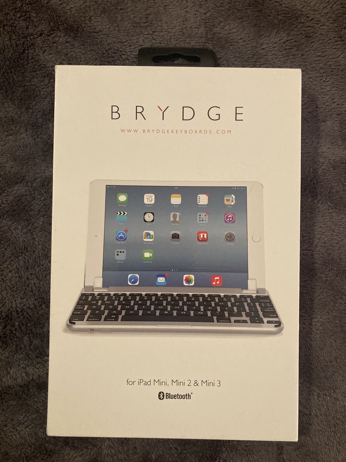 Silver Brydge Apple iPad mini Keyboard TESTED & WORKING 