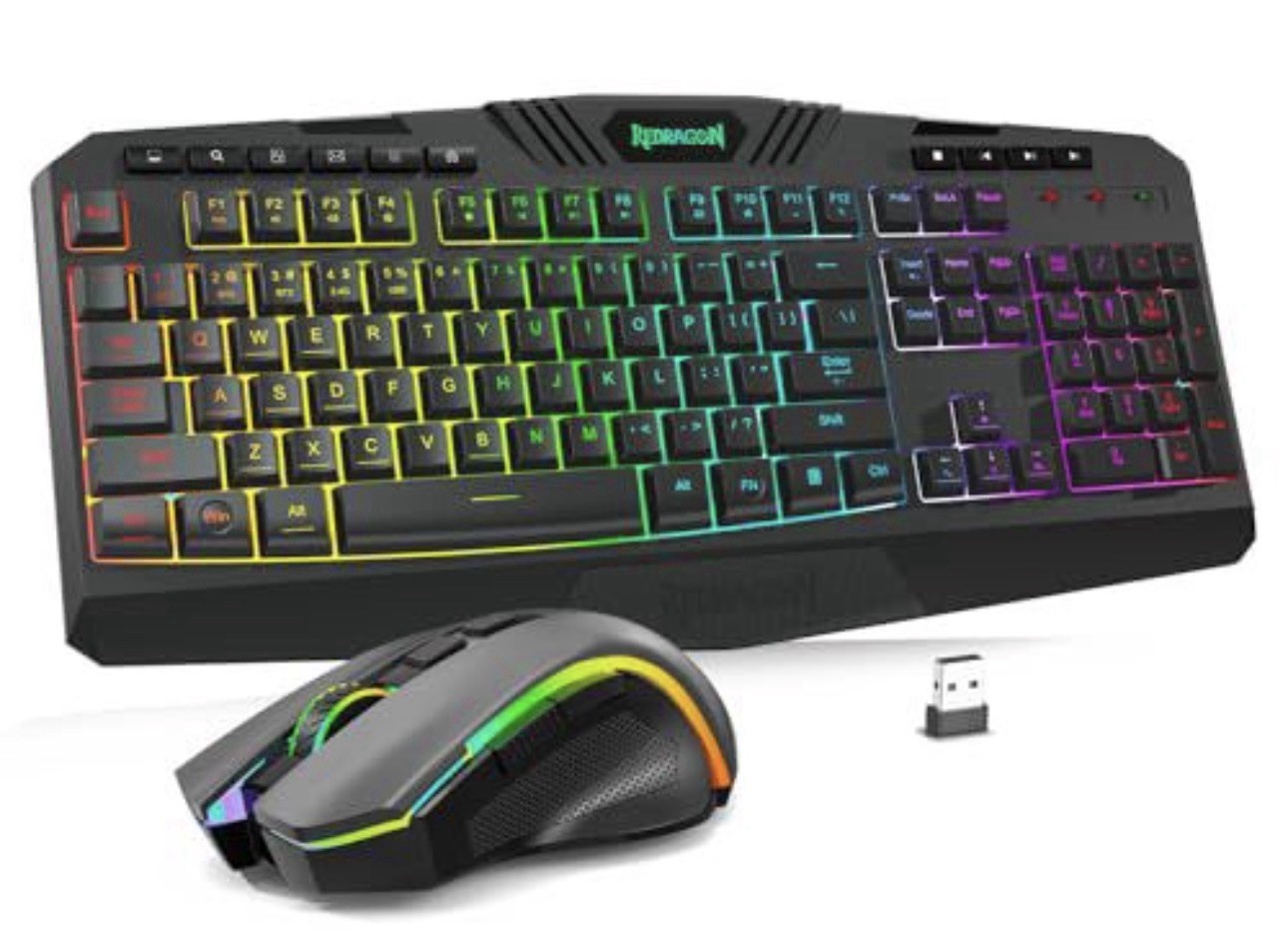 Redragon S101M-KS Gaming Keyboard And Mouse Wireless