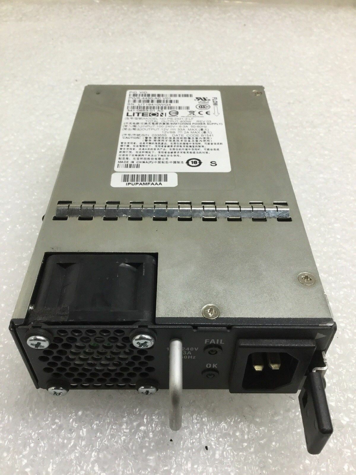 Cisco PWR-4430-AC 341-0653-01 400W Power Supply For ISR4430 Series Router