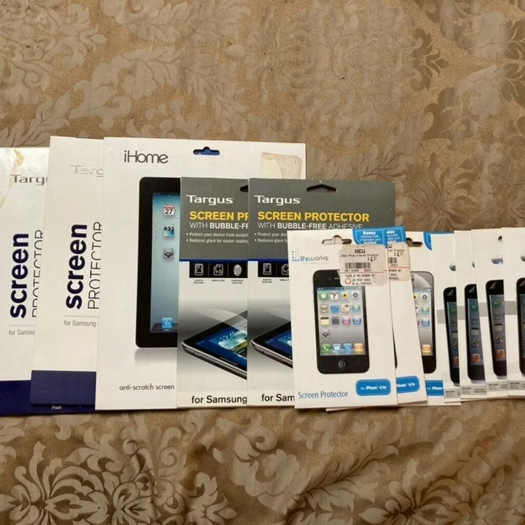 Screen Protector Lot for Ipad and Iphone:Targus, Ihome, Lifeworks, PDP