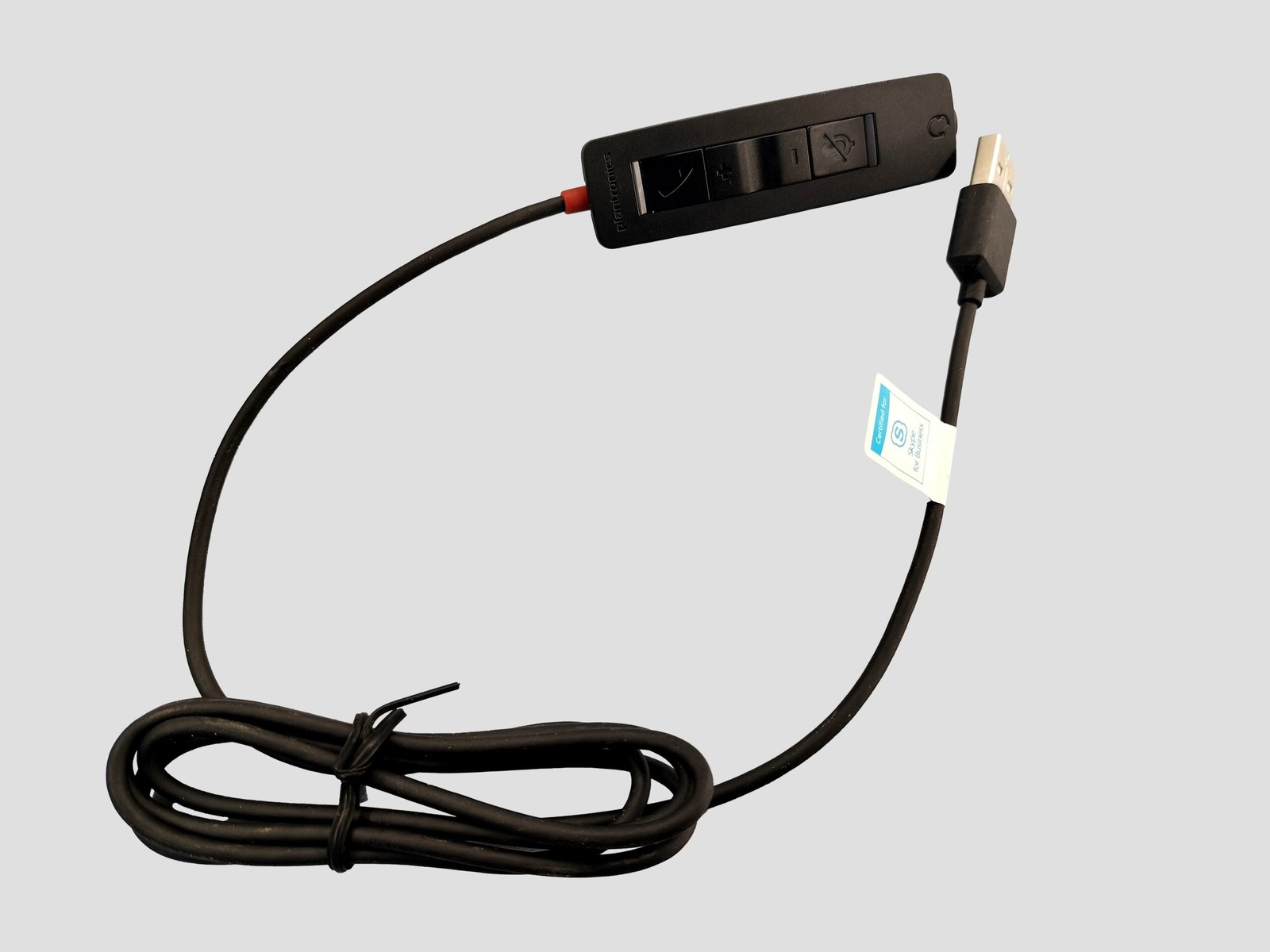 Plantronics Blackwire 300 DA Adaptor Stereo Headset 3.5mm to USB Adapter