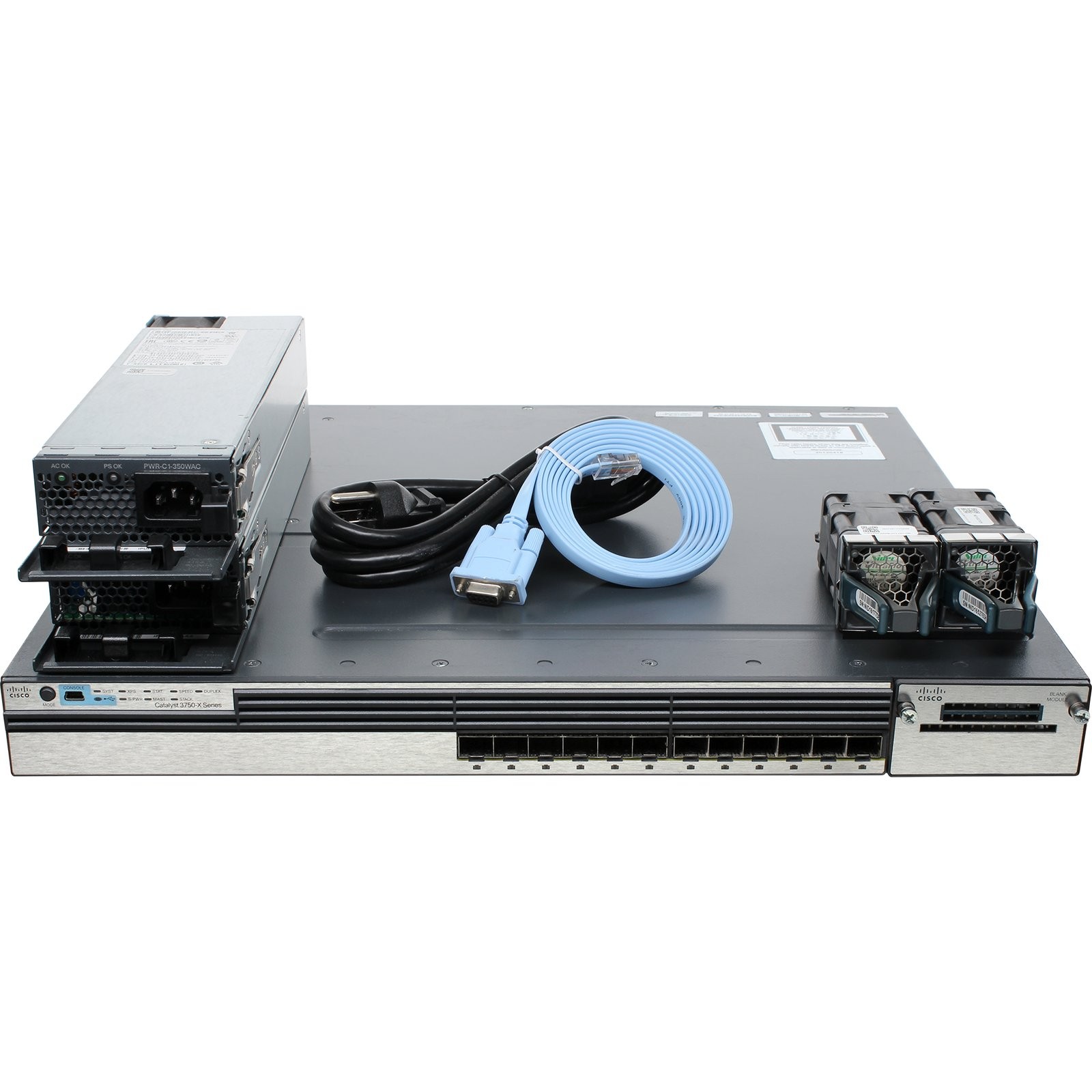 Cisco Catalyst WS-C3750X-12S-S 12P 1GbE SFP Switch
