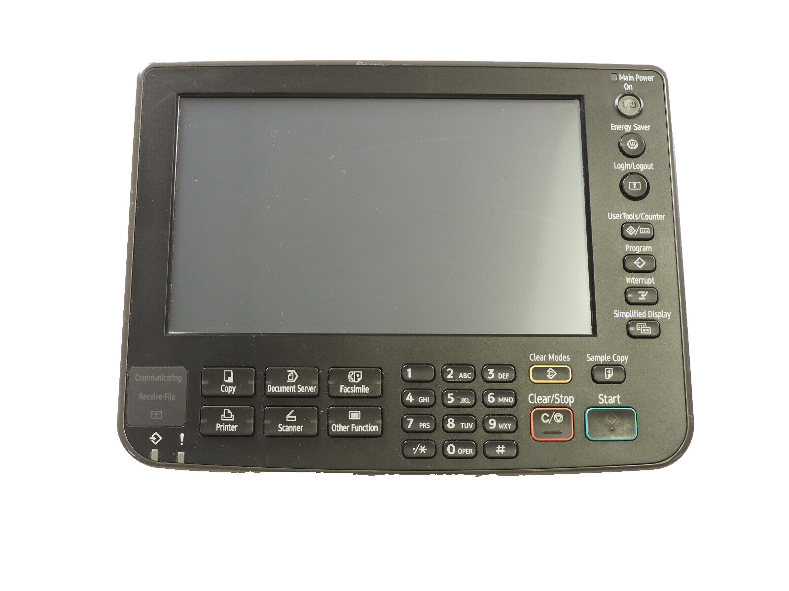 RICOH AFICIO MPC300 M0261440E Operation Panel