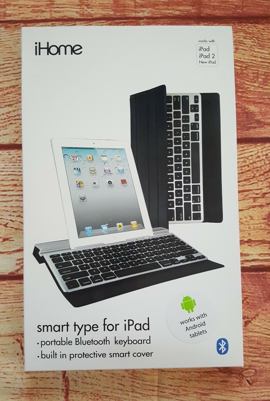 iHome Bluetooth Smart Type Keyboard for Ipad and Android Tablet 