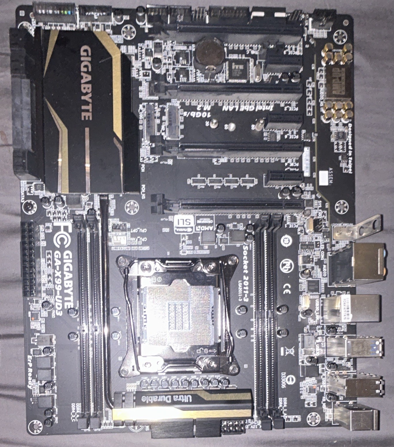Gigabyte Intel GA-X99-UD3 Socket 2011-3 Motherboard
