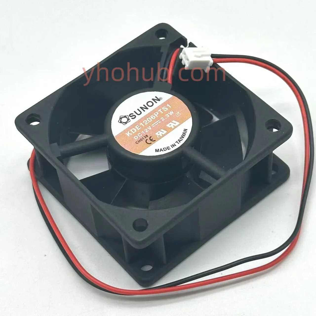 SUNON KDE1206PTS1 Server Cooling Fan DC 12V 2.3W 60x60x25mm 2-Wire