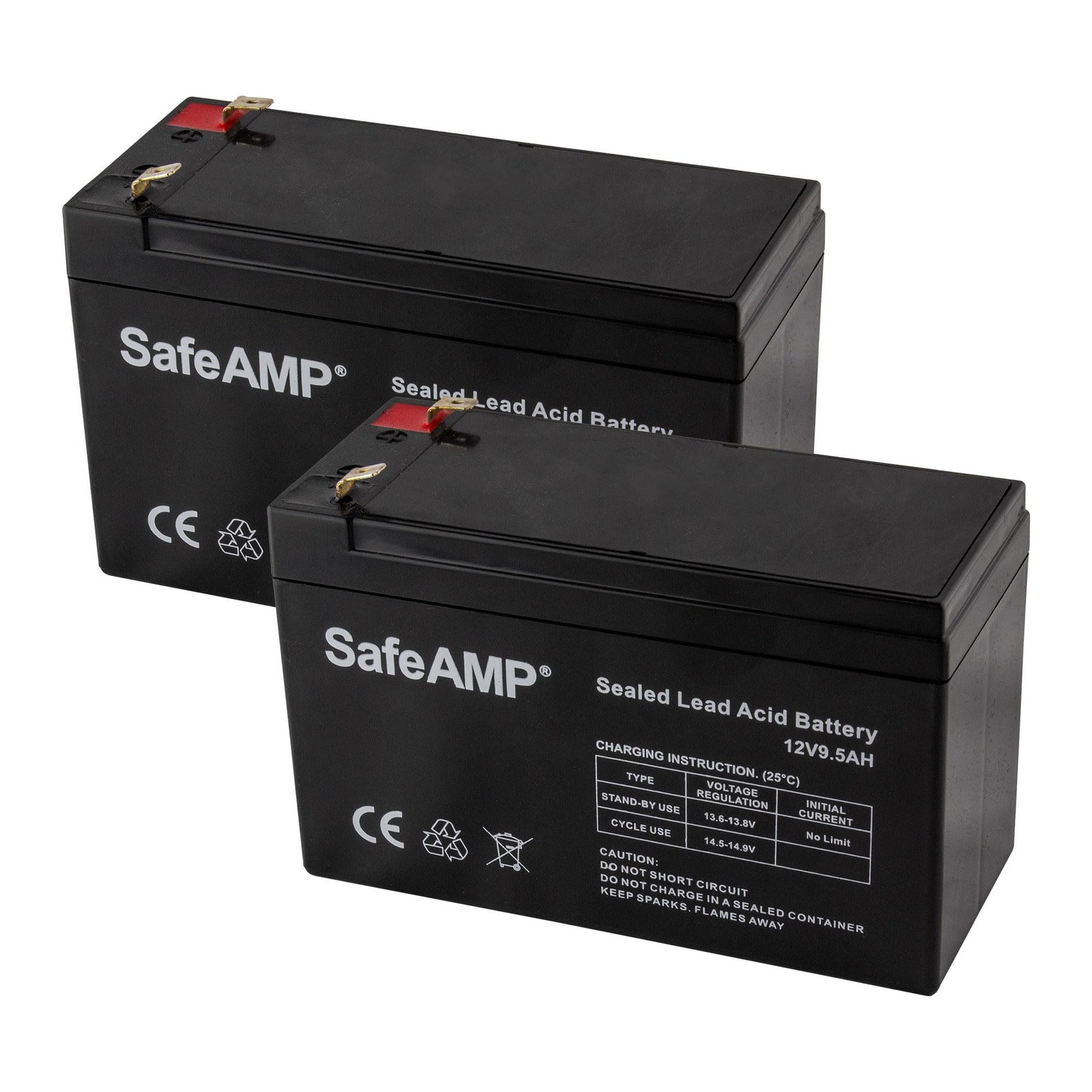 SafeAMP UPS Batteries, Size 2 Pack, RBC17, 2-Pack, For APC Models