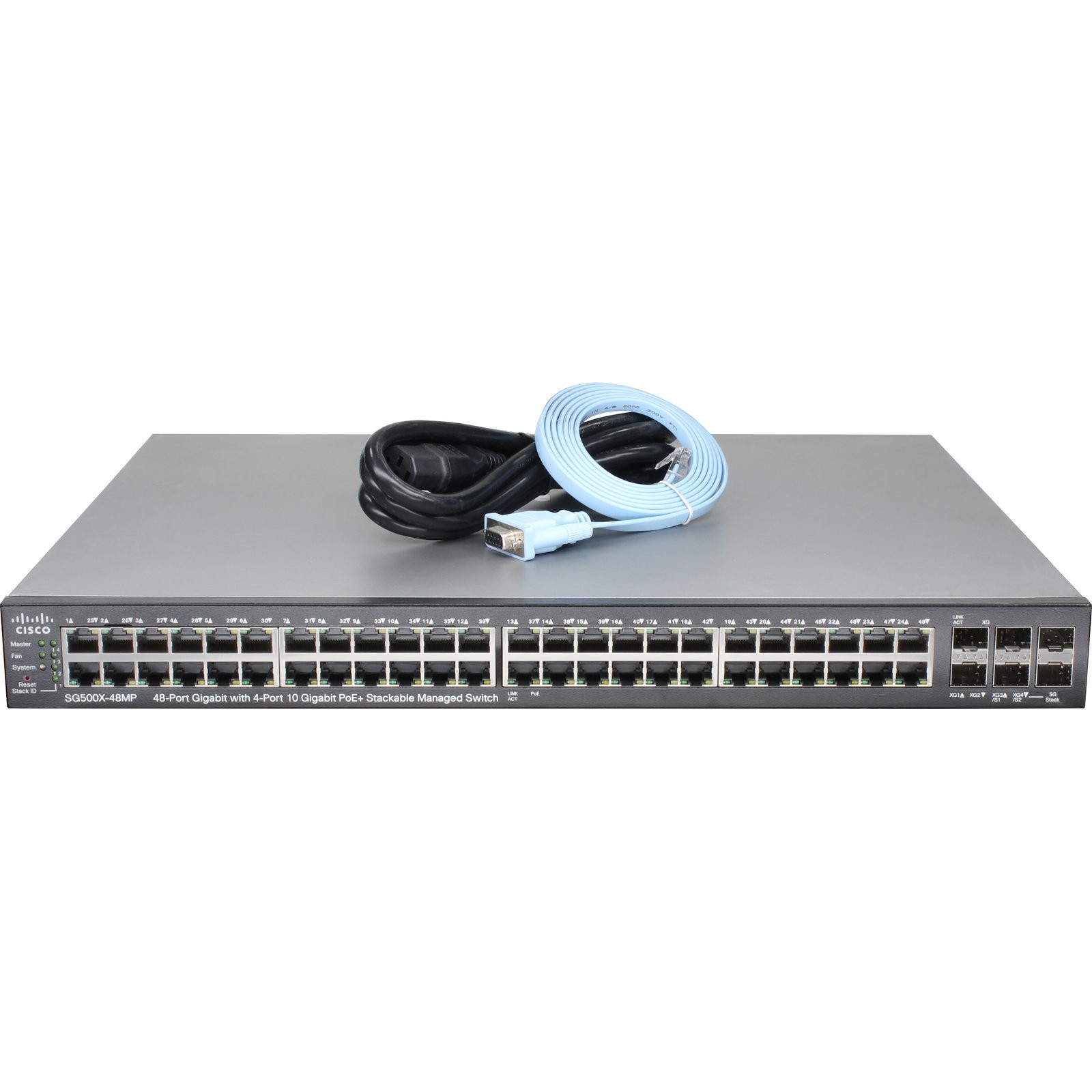 Cisco SG500X-48MP-K9 48P 1GbE PoE+ 4P SFP+ Managed Switch