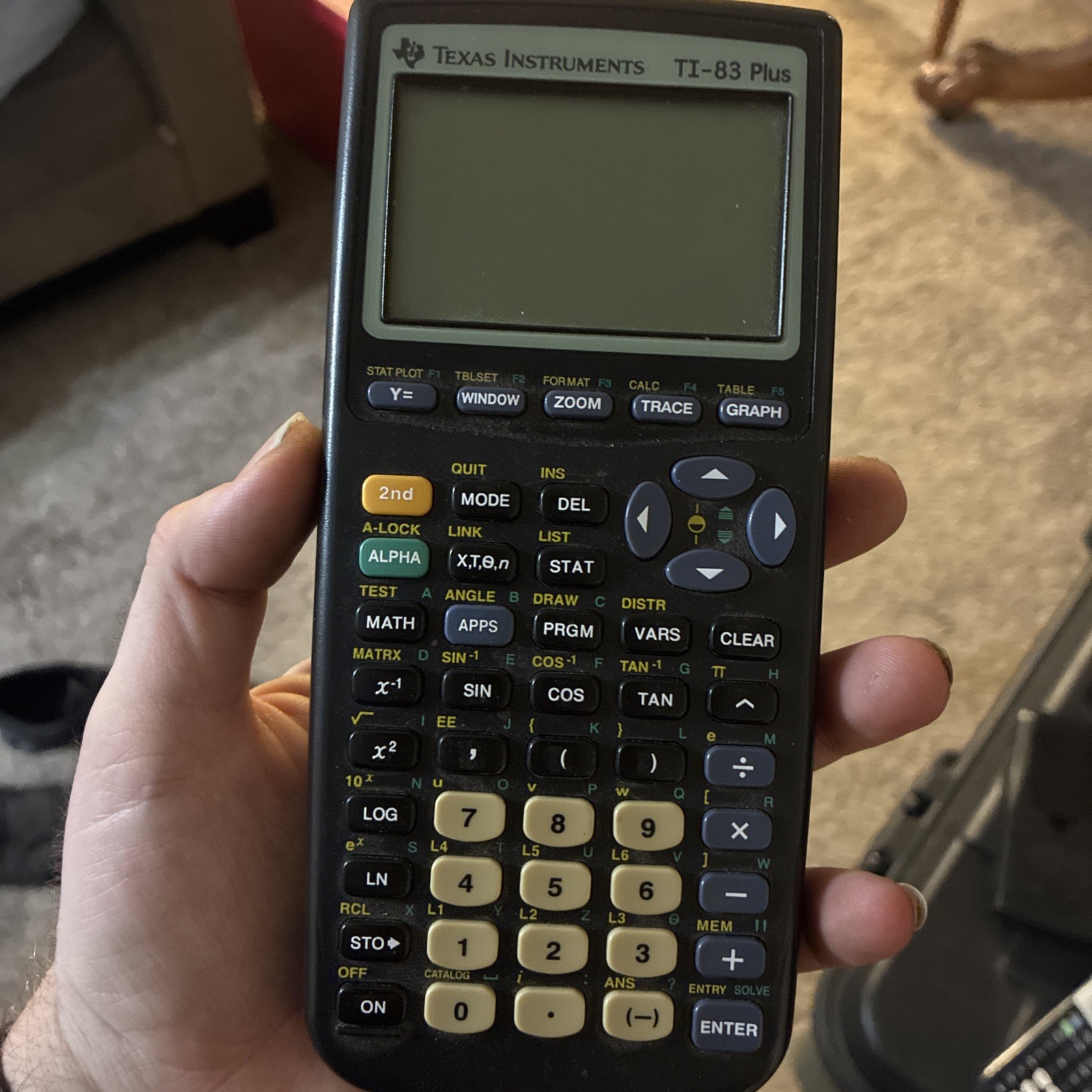 Texas Instruments TI 83 + Scientific Calculator Dead For Parts or repair