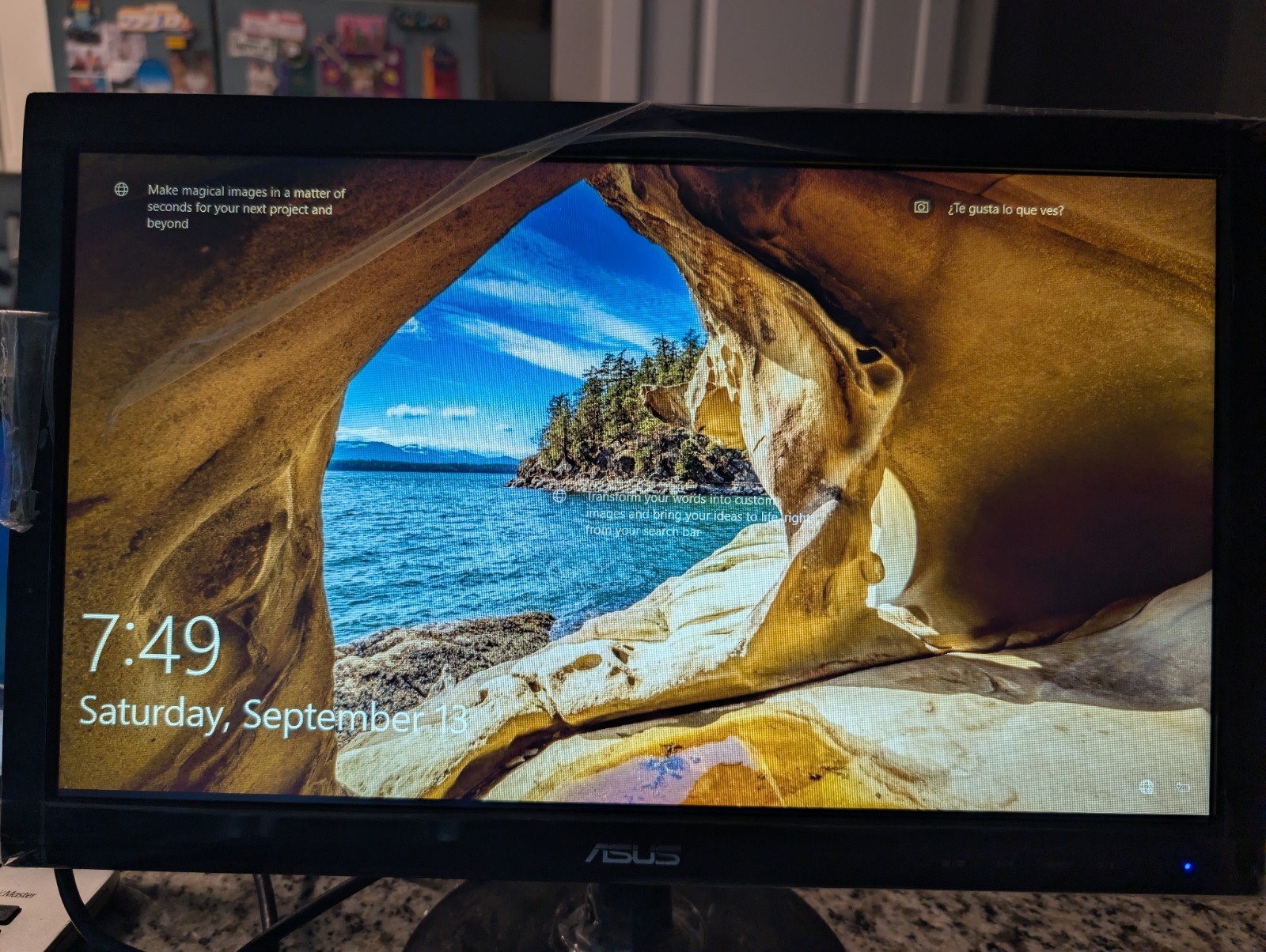 ASUS VS197D-P 18.5" LED LCD Monitor 1366x768 VGA Widescreen Tested Working