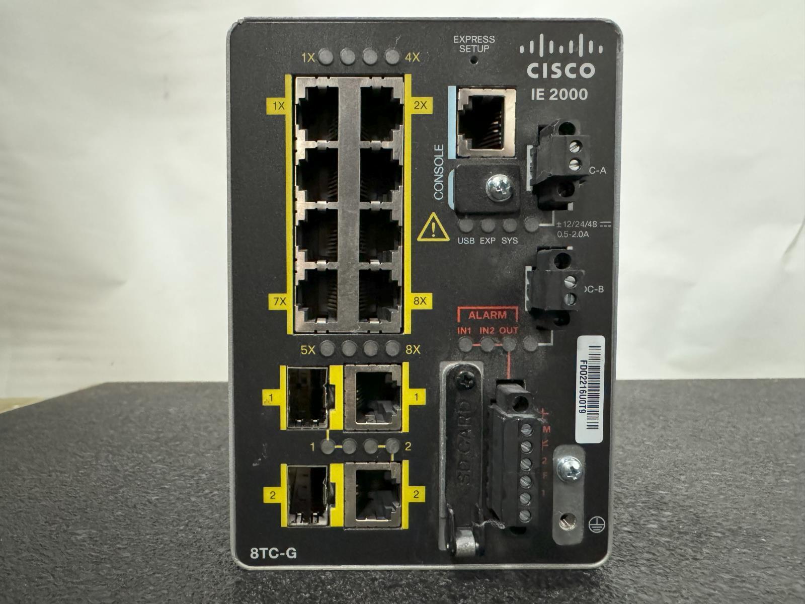 Cisco IE-2000-8TC-G-E 10-Ports Ethernet Switch