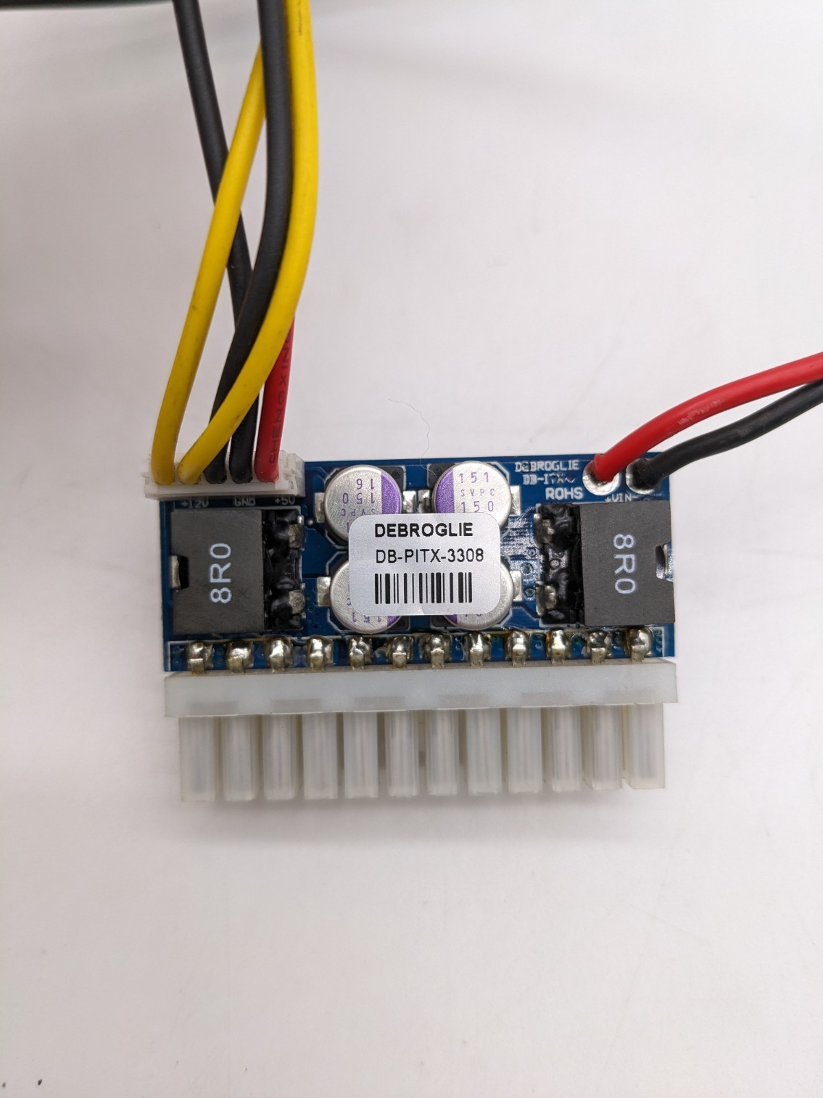 DEBROGLIE DB-PITX  Pico PSU DC-DC Power Supply 24 Pin ATX 8 Pin 4 Pin SATA