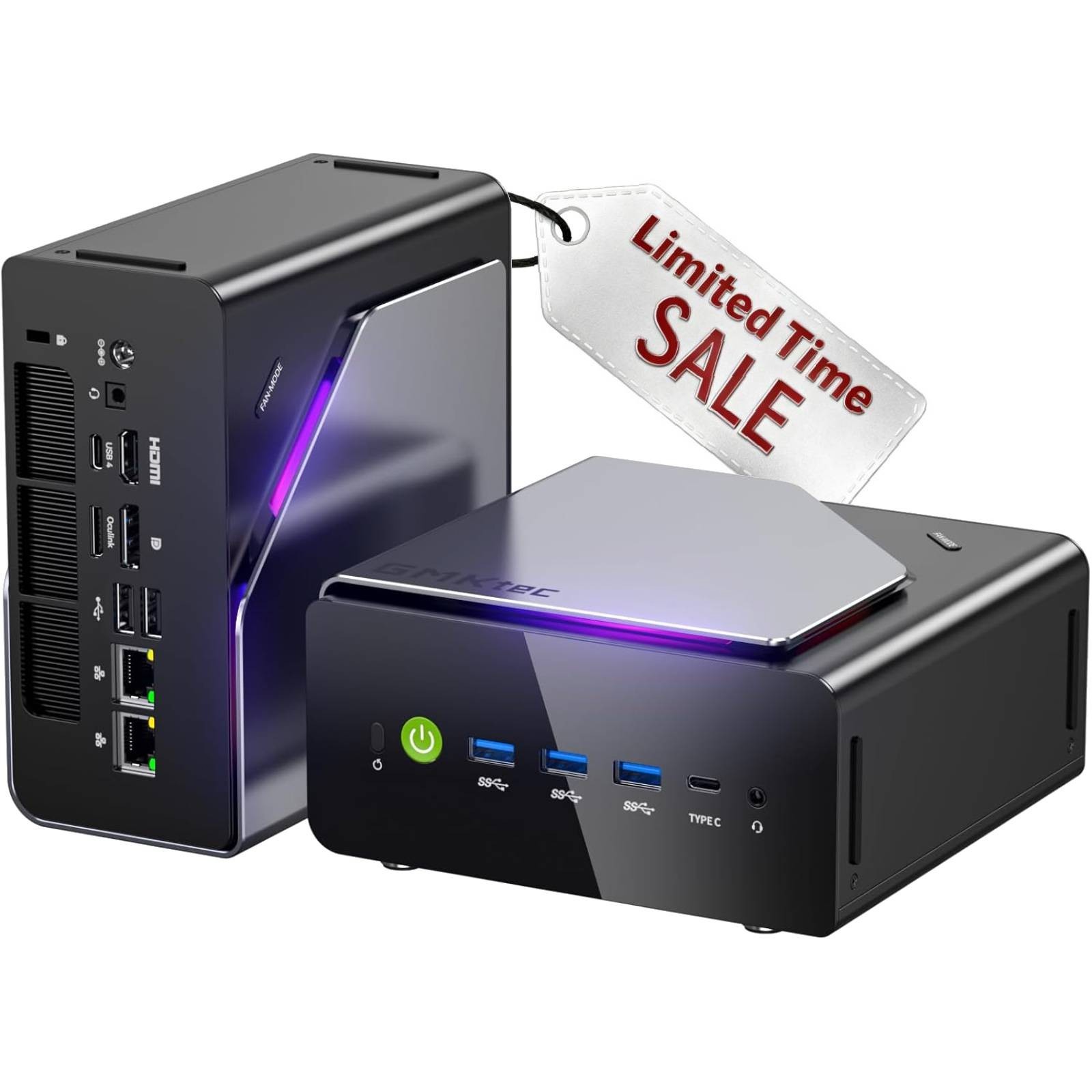 GMKtec K15 Mini PC Intel Core Ultra 5 125U 16GB DDR5 RAM 1TB SSD Dual 2.5GbE LAN