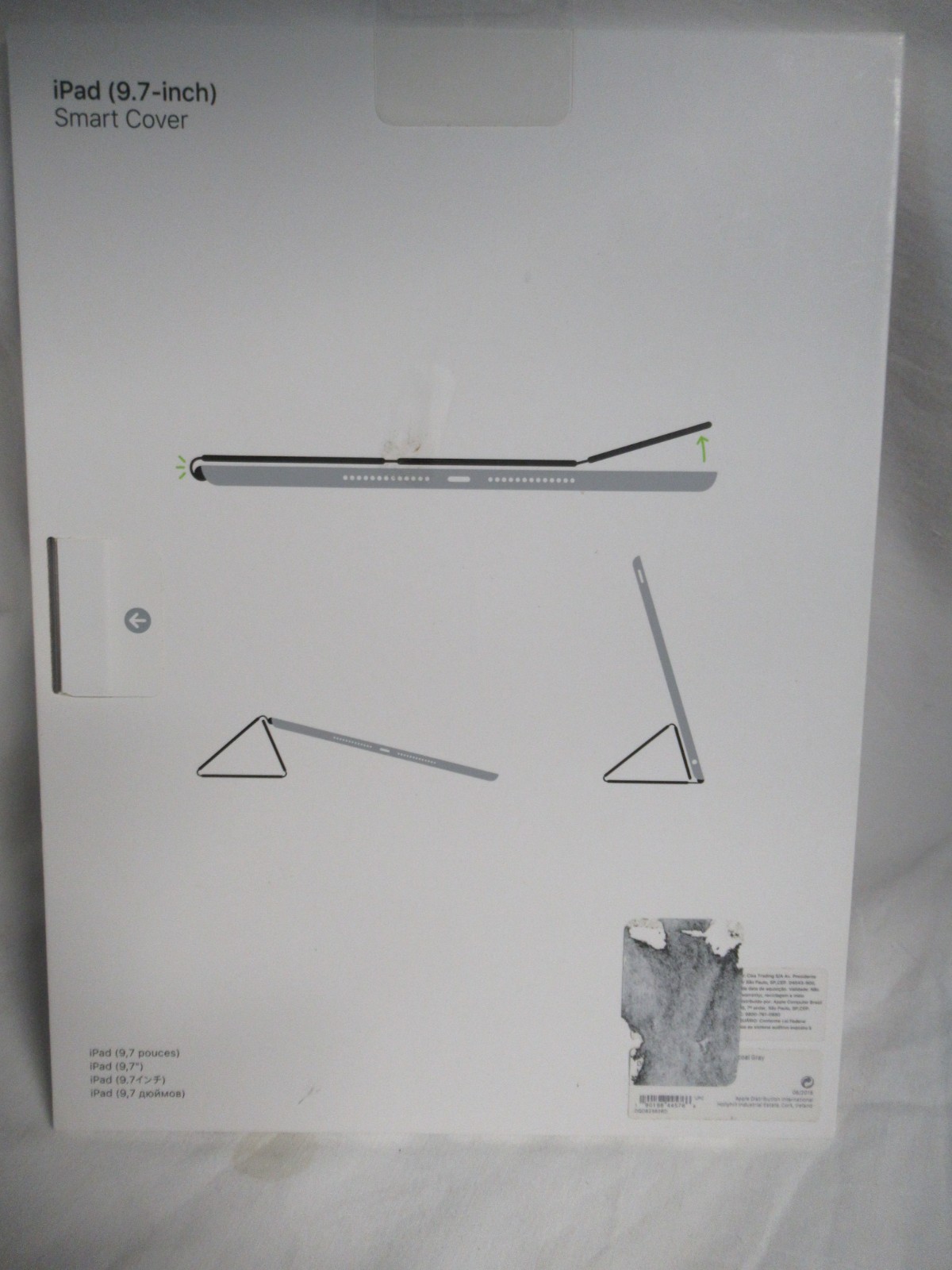 New Sealed Apple iPad Smart Cover Charcoal Gray Apple iPad 9.7" Inch MQ4L2ZM/A