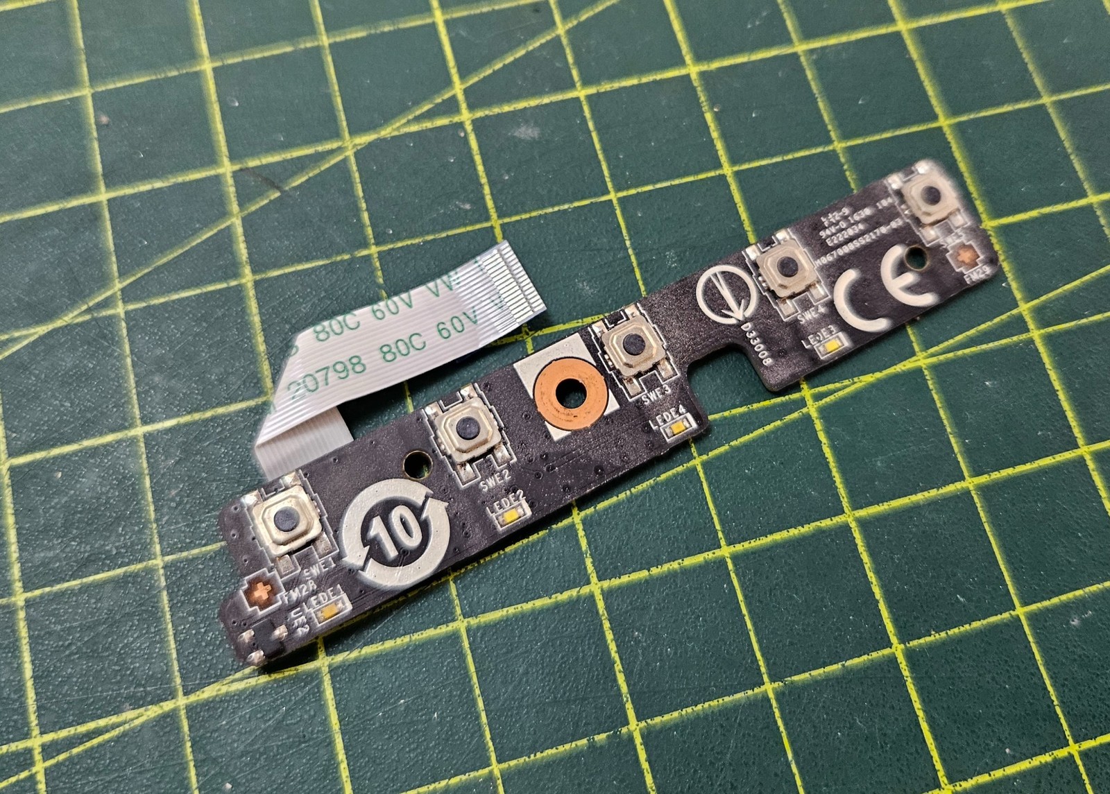MSI GT72VR 6RE Dominator Pro MS-1785 Power Media Board w/ Cable MS-1785E