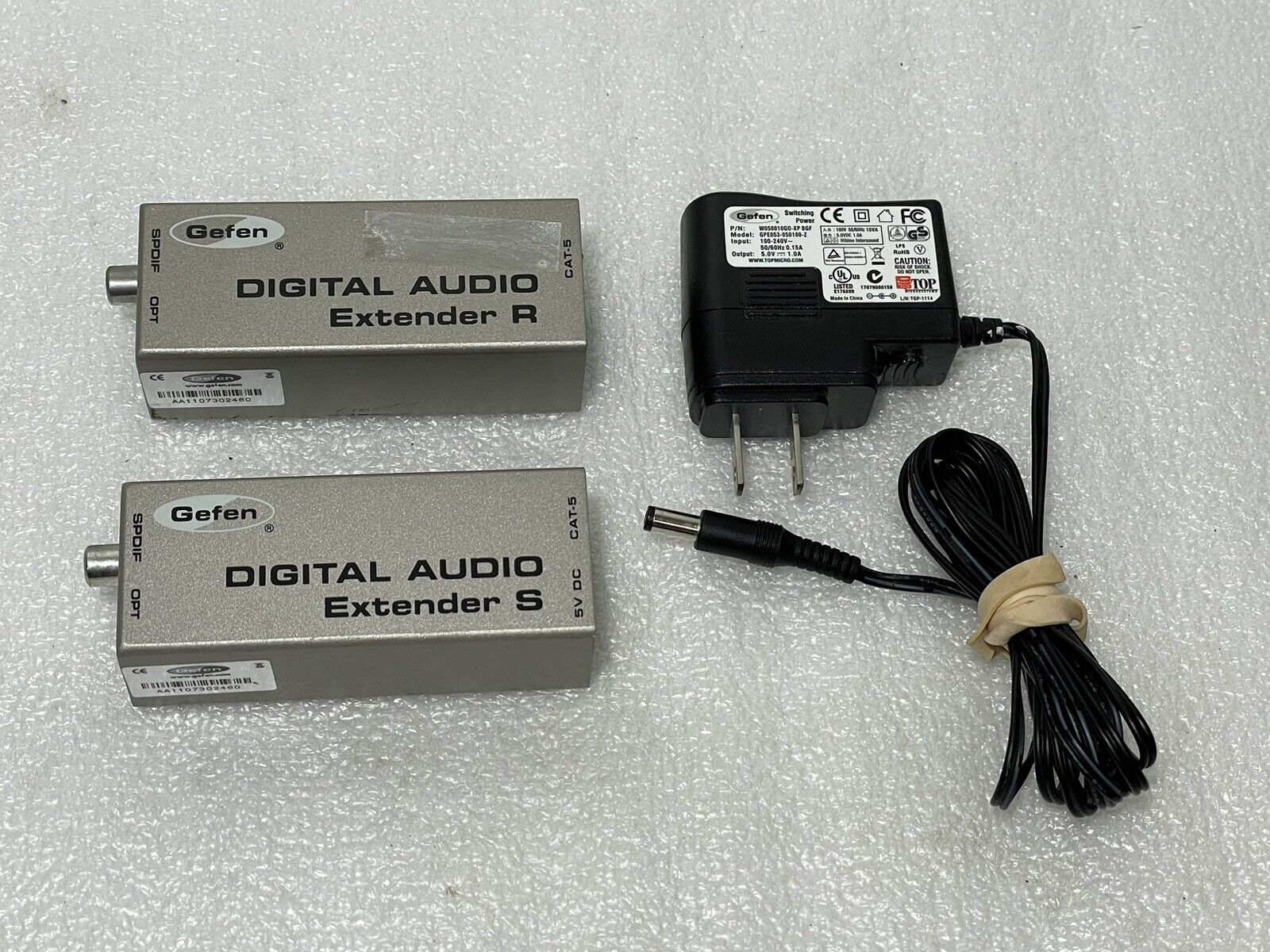 Gefen ~ Digital Audio Extender with Power Supply ~ Matching Serial Number
