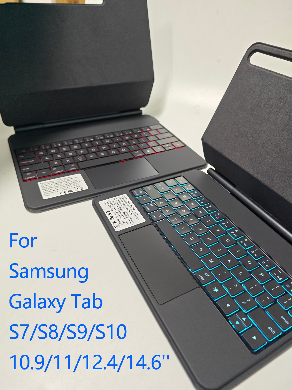 Magic Keyboard For Galaxy Tab S7 S8 S9 S10 Tablet 10.9''~14.6'' English Keyboard