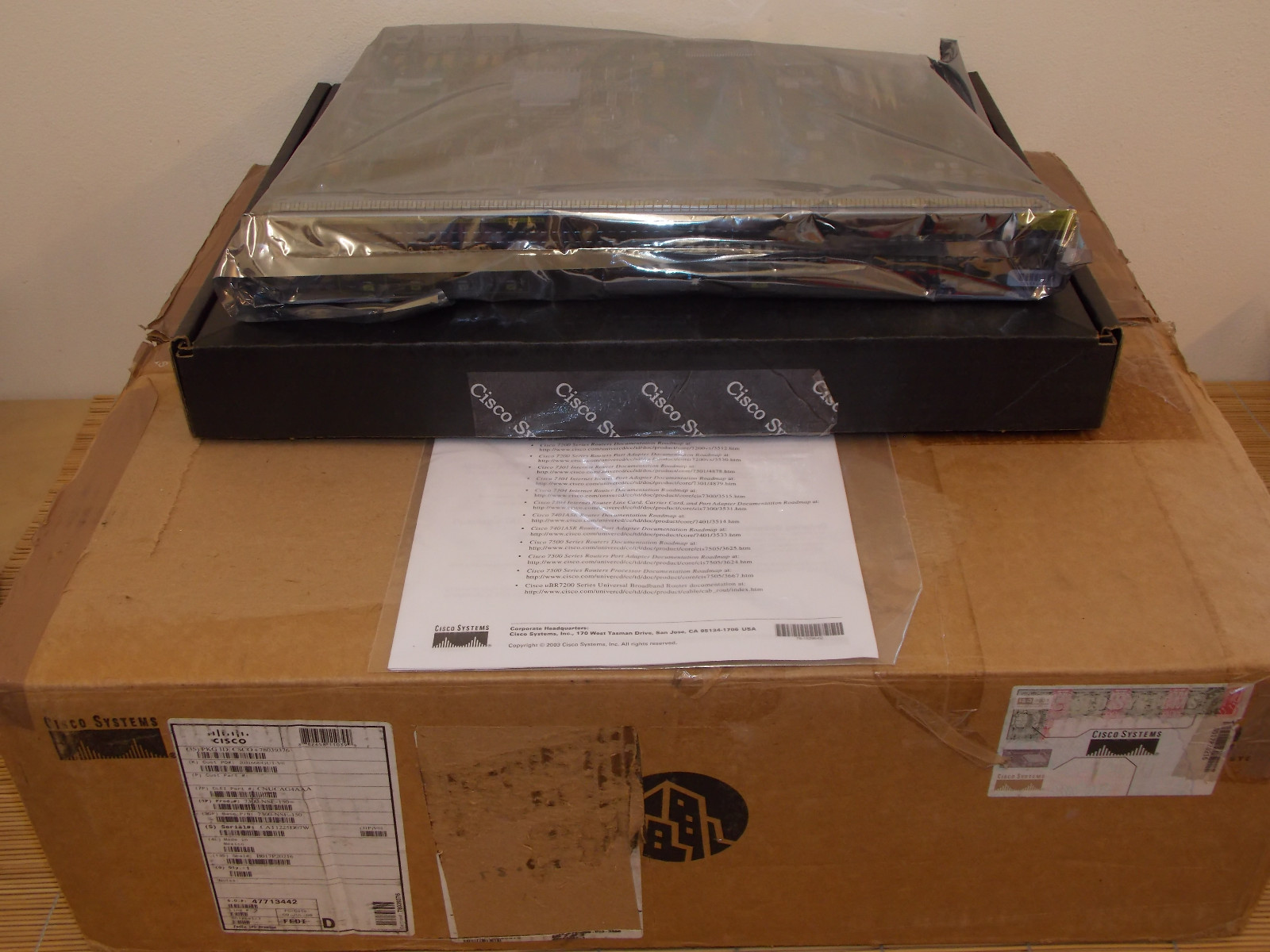 NEW Cisco 7300-NSE-150 7304 Router Network Services Engine 150 NEW OPEN BOX