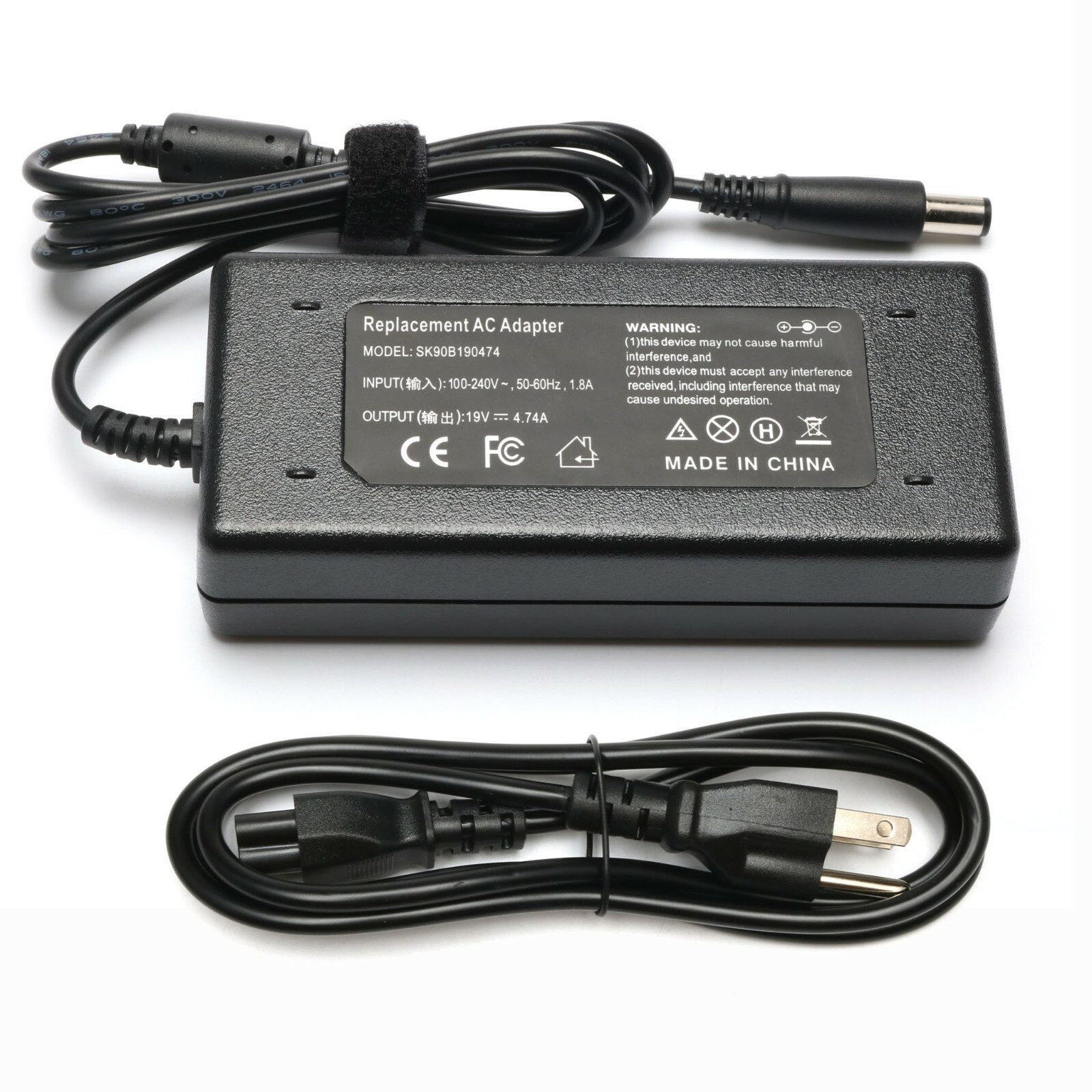 90W AC Power Supply Adapter Charger for HP Compaq nx7300 nx7400 nx8420 nx9420