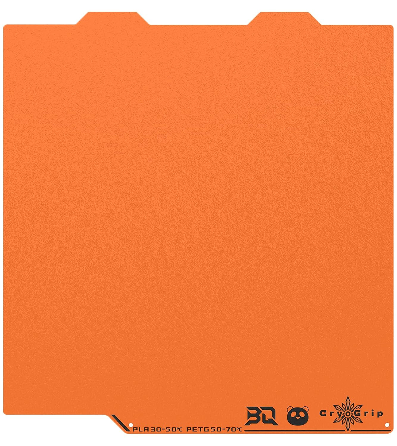 BIQU Cryogrip Pro Frostbite Matte Orange Cold Build Plate for Bambu-Lab A1 Mini