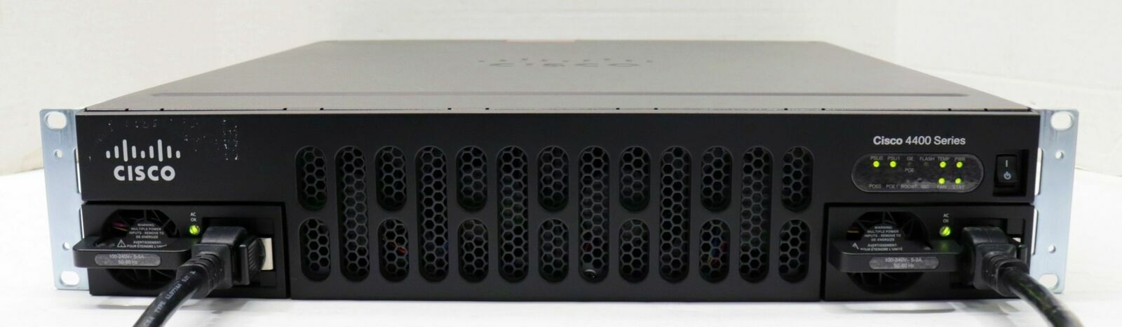 CISCO ISR4451-X-SEC/K9 4 Port GIGABIT SECURITY ROUTER Dual AC Power ISR4451-X 