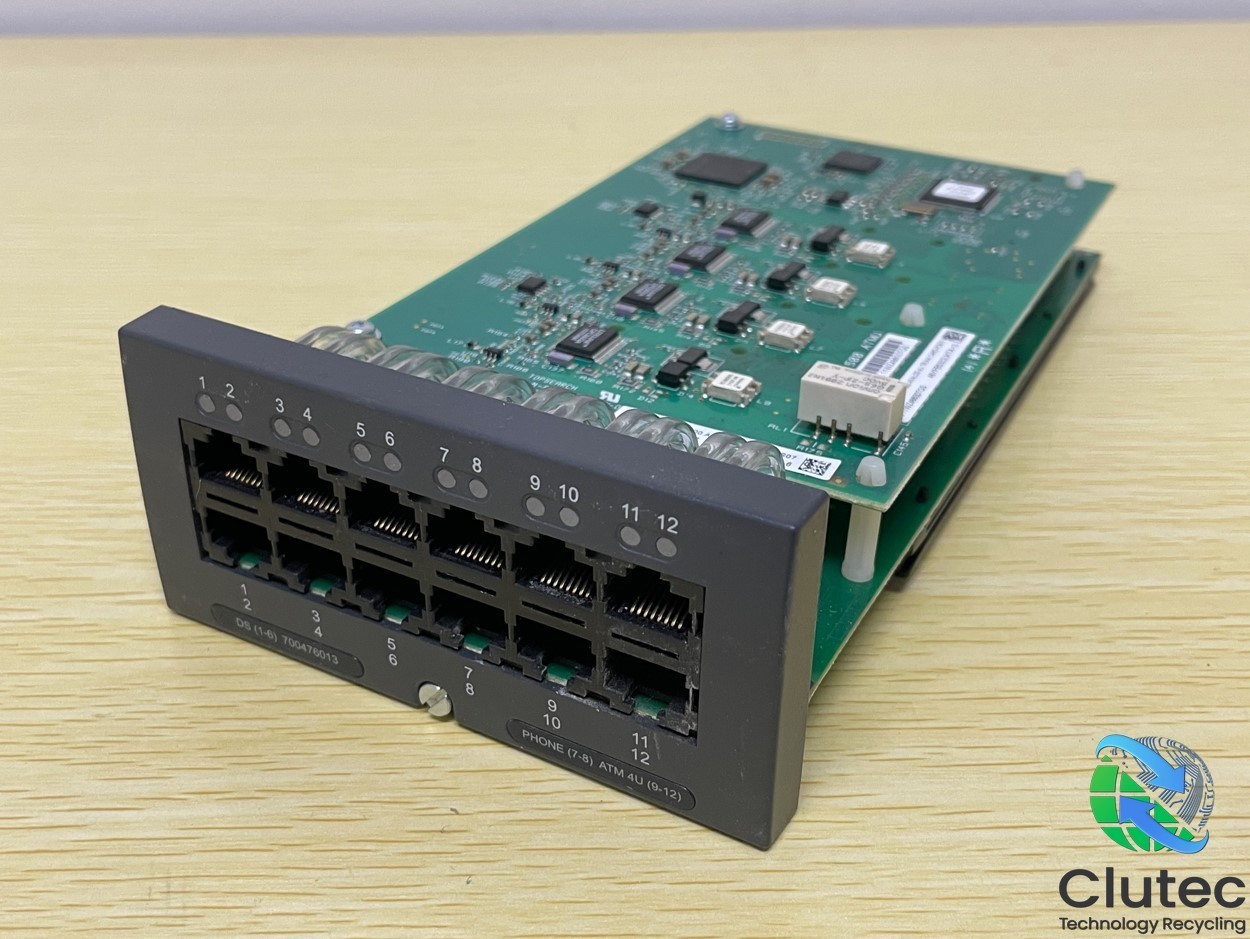 Avaya DS (1-6) 700476013 PHONE (7-8) ATM 4U (9-12) 13-PORT Interface Module 