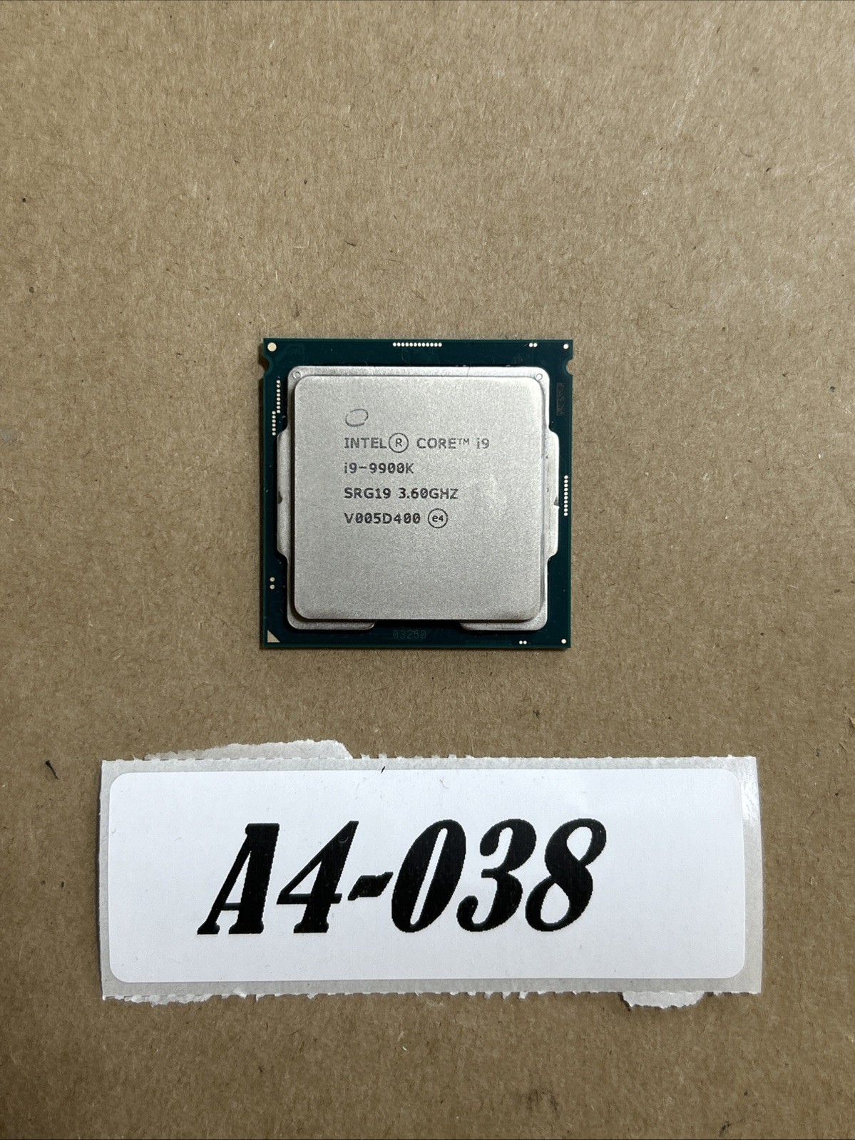 Intel Core i9-9900K 3.60GHz 8-Core LGA1151 CPU Processor SRG19 Tested
