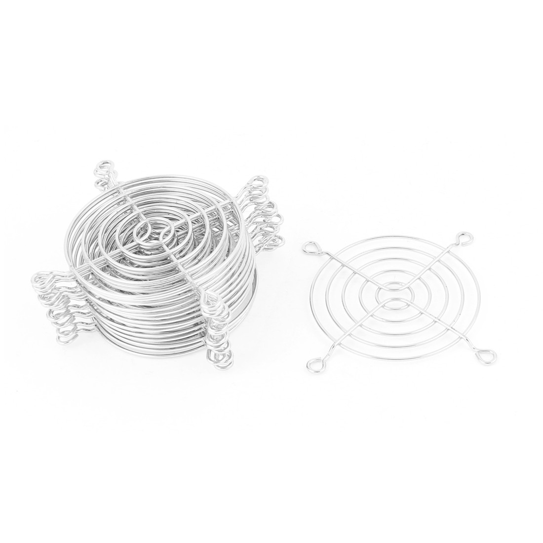 15PCS Metal Wire 80mm Fan Grill Computer Case Fan Guard Protector (Silver)