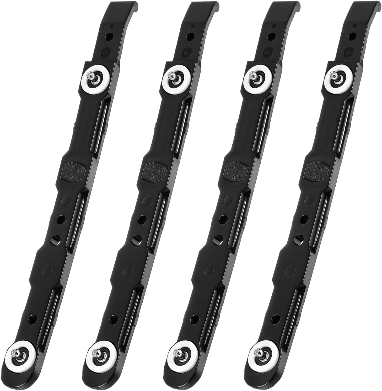 4 PCS Chassis Hard Drive Mounting Plastic Rails, Durable Anti-Scratch HDD Mount