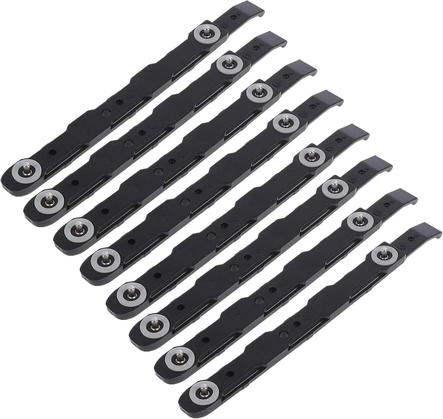 8 Pack Chassis Hard Drive Mounting Plastic Rails Chassis Hard Drive Rails