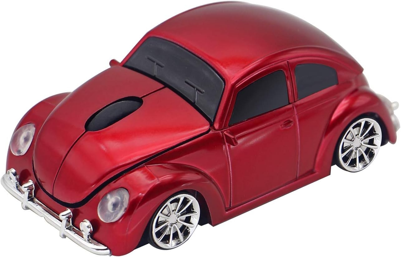 VW Beetle Wireless Sports Car Shape Mouse Mice Computer Laptop PC Optical Mouse