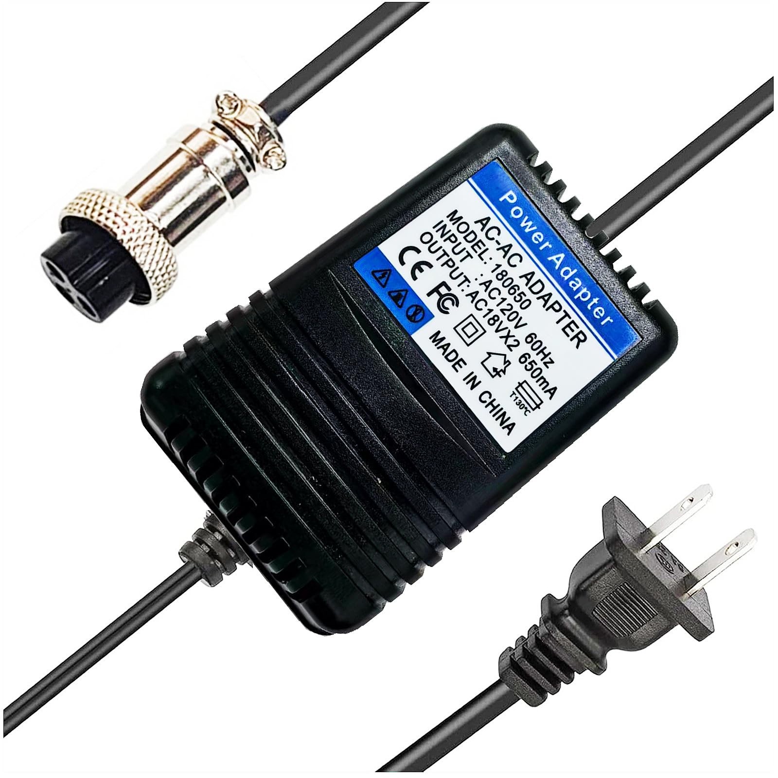 MSZLZTD for Alesis MultiMix 8 USB FX – 8 Power Adapter,Compatible with Black 