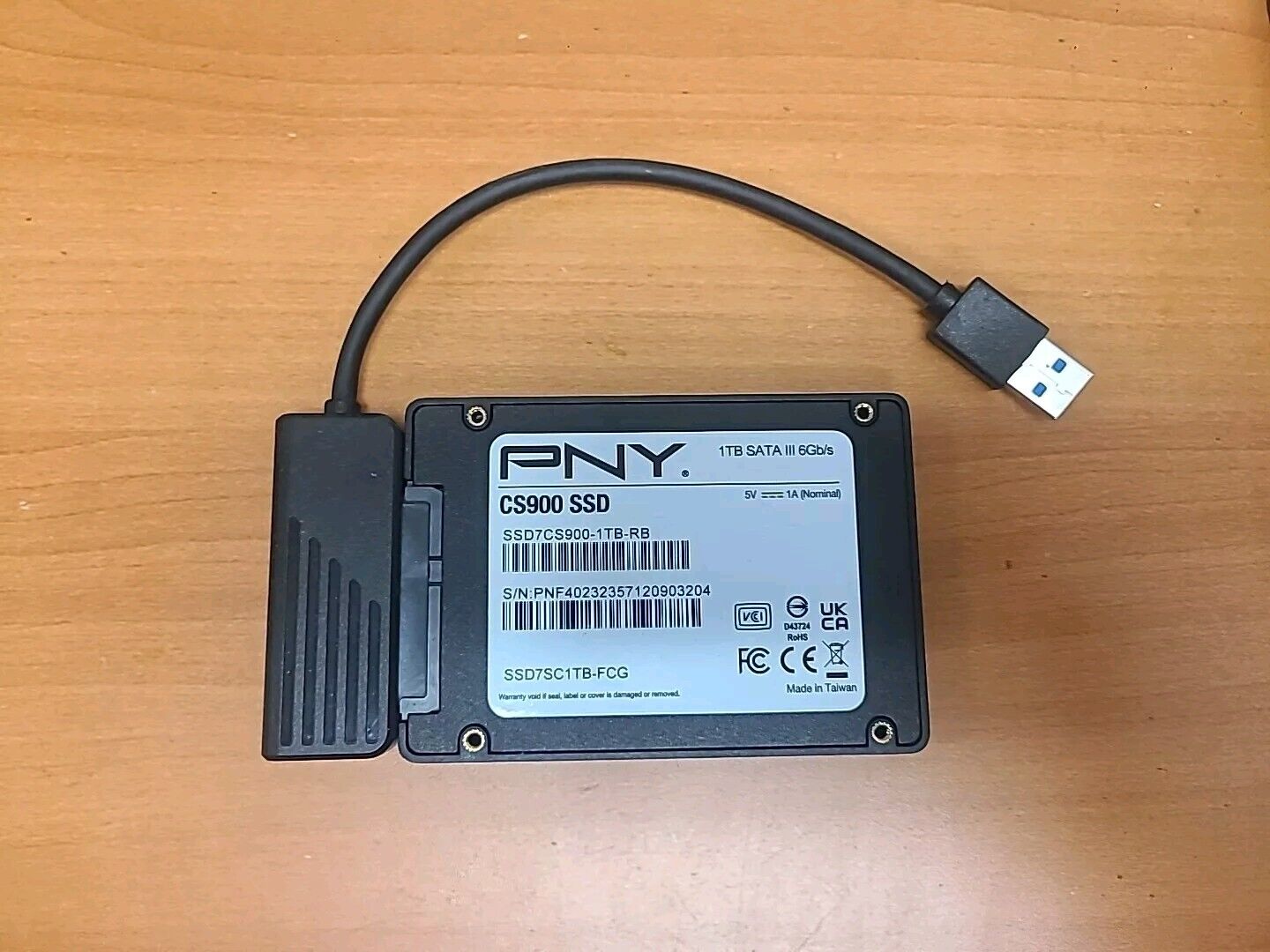 PNY CS900 SATA III 6Gb/S Solid State Drive (SSD7CS900-1TB-RB)