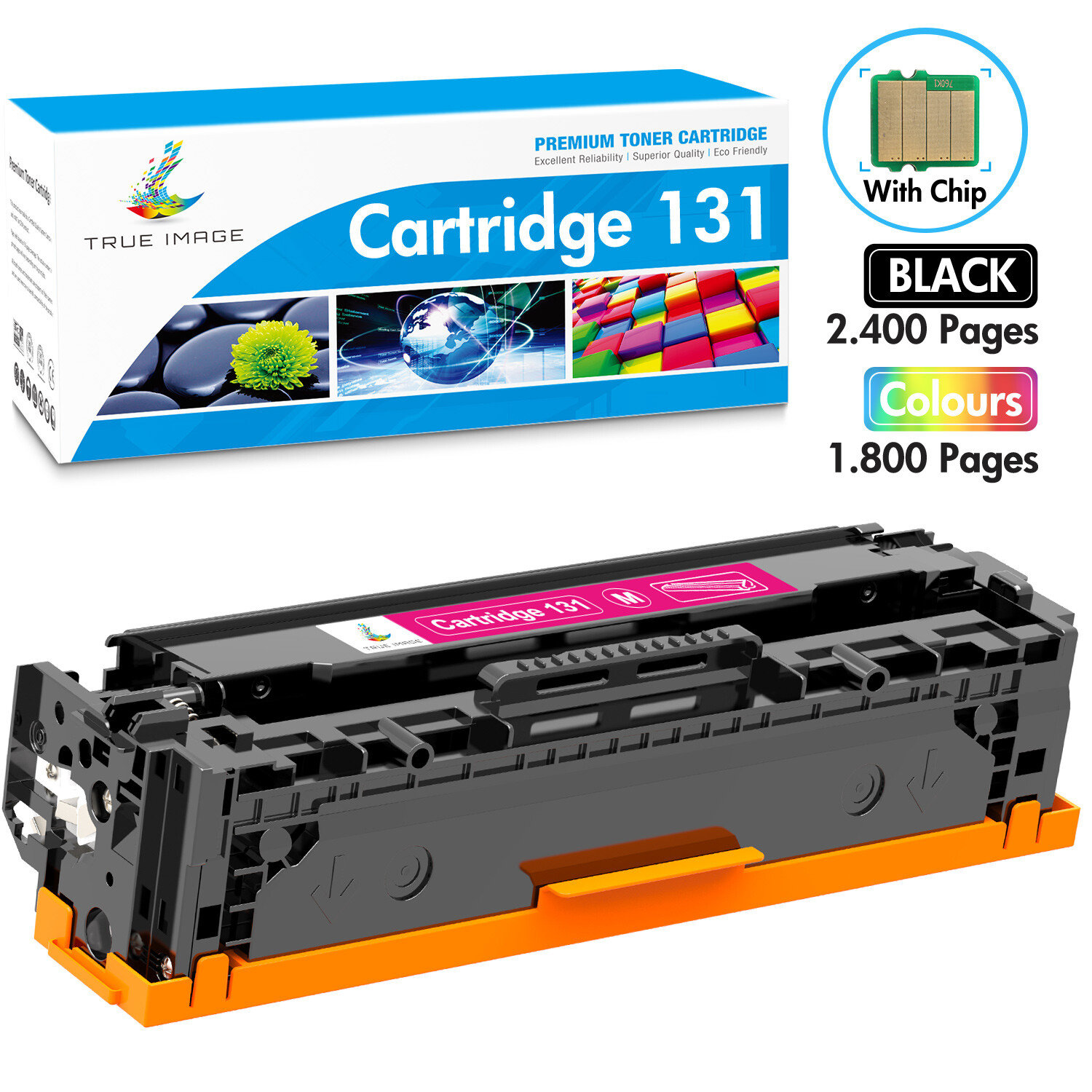 High Yield CRG 131 Toner Lot for Canon imageCLASS LBP7110Cw MF8280Cw MF8080Cw