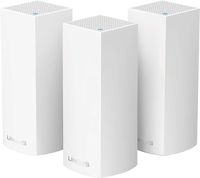 Linksys Velop Mesh Home WiFi System AC2200 2.2Gbps WHW0301 3 PACK - White