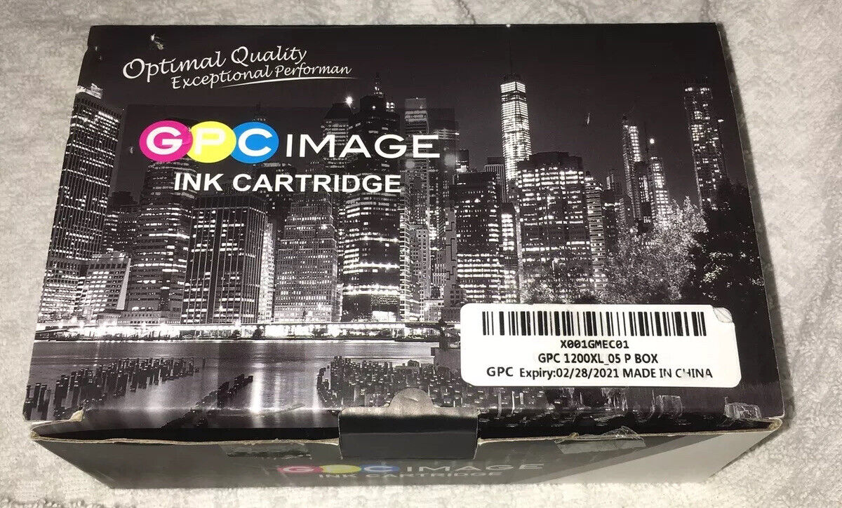 New Still Sealed GPC Image Ink Cartridge 1200xl Colored Ink 6 Pack **Expired**