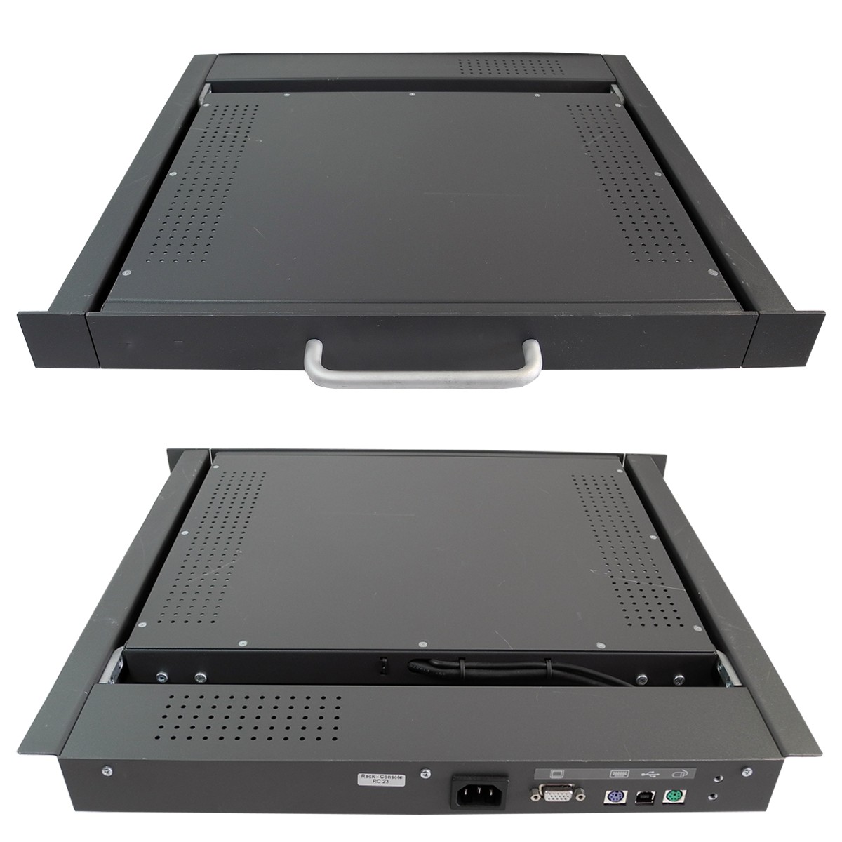 Fujitsu Siemens KVM Rack Console RC23 17" DE QWERTZ US QWERTY S26361-K1023-V100