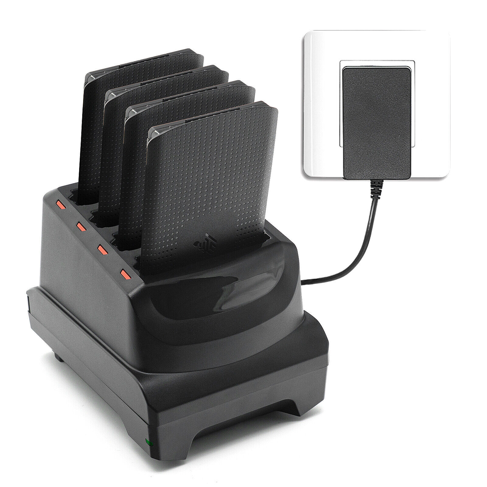 New 4-Bay Battery Charging Cradle For Zebra TC53 TC58 Adapter SAC-NGTC5TC7-4SCHG